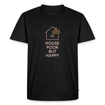 First Homebuyer Gift Neuhause-owner Humor - Men's Premium Organic T-Shirt - black - Front - Nico (187cm)