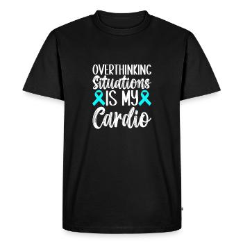 Trouble anxieux Trouble anxieux - T-shirt Premium bio Homme - noir - Devant - Nico (187cm)