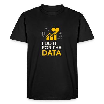 Clinical Lab Tech Diagnostic Science Data Nerd - Men's Premium Organic T-Shirt - black - Front - Nico (187cm)