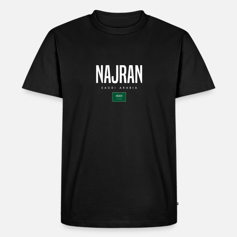 Najran Saudi-Arabien - Männer Premium Bio T-Shirt - Schwarz