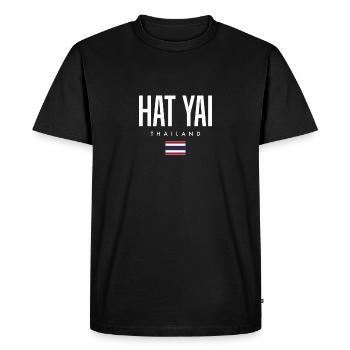Hat Yai Thaïlande - T-shirt Premium bio Homme - noir - Devant - Nico (187cm)