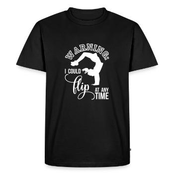 Gymnastique gymnastique Gymnastique au sol Gymnastique - T-shirt Premium bio Homme - noir - Devant - Nico (187cm)