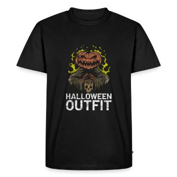 Halloween - Männer Premium Bio T-Shirt - Schwarz - Vorne - Nico (187cm)