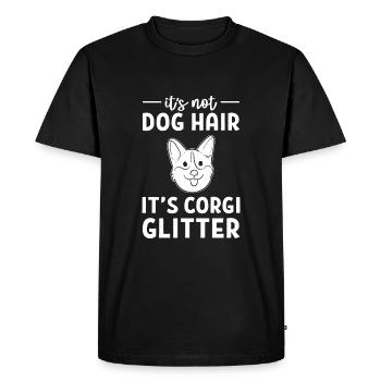 Corgi - T-shirt Premium bio Homme - noir - Devant - Nico (187cm)