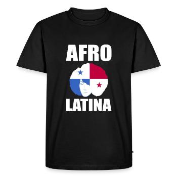 Afro Latina - T-shirt Premium bio Homme - noir - Devant - Nico (187cm)