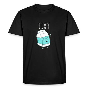 Meilleur ami cadeau partenaire Regardez meilleurs amis - T-shirt Premium bio Homme - noir - Devant - Nico (187cm)