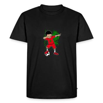 Equipe nationale de football du Maroc WM Dab - T-shirt Premium bio Homme - noir - Devant - Nico (187cm)