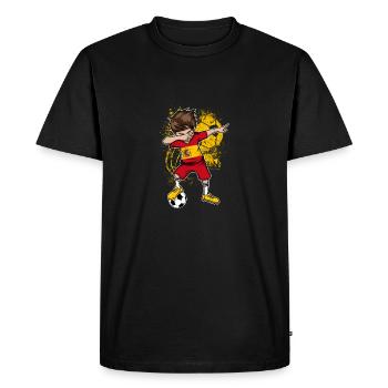 Espagne équipe nationale Dab  - T-shirt Premium bio Homme - noir - Devant - Nico (187cm)