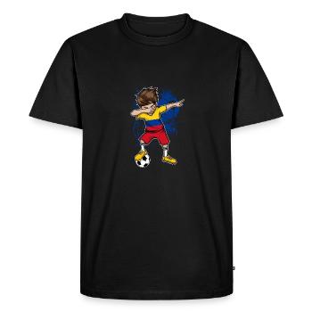  de la Colombie Dab garçon - T-shirt Premium bio Homme - noir - Devant - Nico (187cm)