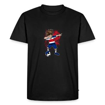  de l'équipe nationale du COSTA RICA - T-shirt Premium bio Homme - noir - Devant - Nico (187cm)