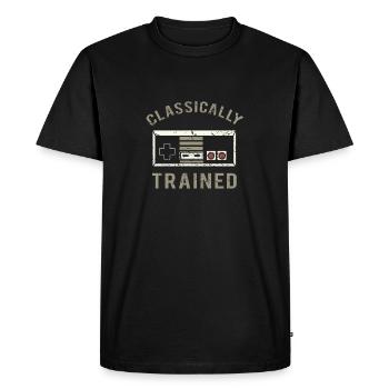 Jeu vidéo jeu Retrogaming Game Console Gift - T-shirt Premium bio Homme - noir - Devant - Nico (187cm)