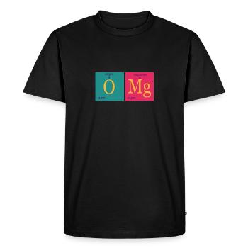 Oh mon dieu - T-shirt Premium bio Homme - noir - Devant - Nico (187cm)