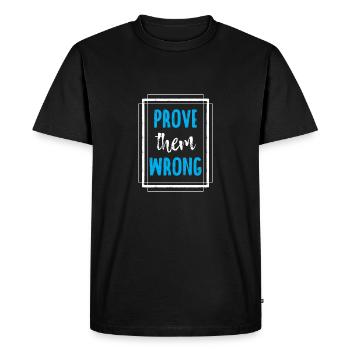 Impressionnant leur prouver T-shirt mauvais - T-shirt Premium bio Homme - noir - Devant - Nico (187cm)