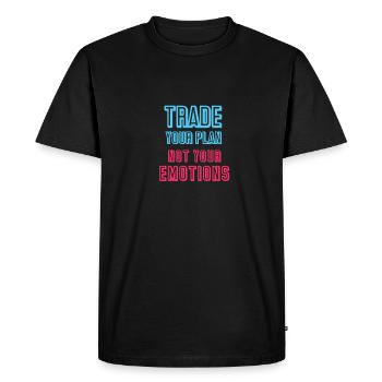 Échangez votre plan - T-shirt Premium bio Homme - noir - Devant - Nico (187cm)