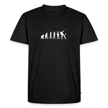 Pêche - Pêche - Pêche - Pêche - Pêche - Evolution - T-shirt Premium bio Homme - noir - Devant - Nico (187cm)