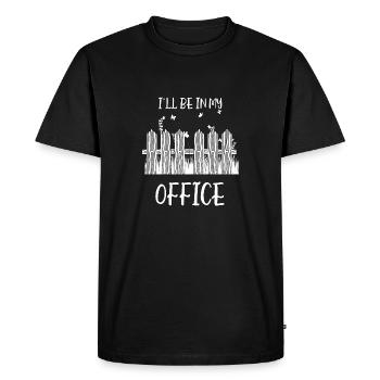 Gardener - Garden - Gardening - Office - Men's Premium Organic T-Shirt - black - Front - Nico (187cm)