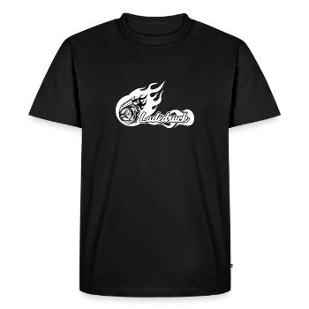 Turbo boost pressure T-shirt tuner Gechenk turbocharger - Men's Premium Organic T-Shirt - black - Front - Nico (187cm)