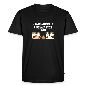 Cochon d'Inde - Cochon d'Inde - Drôle - T-shirt Premium bio Homme - noir - Devant - Nico (187cm)