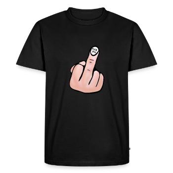 Fuck You - T-shirt Premium bio Homme - noir - Devant - Nico (187cm)