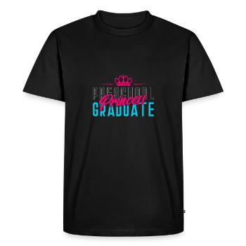 Princesse diplômée d'âge préscolaire - cadeau de fin d'études - T-shirt Premium bio Homme - noir - Devant - Nico (187cm)