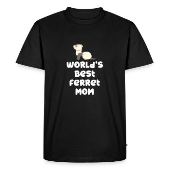 Ferret Friend - Ferret - Ferret Mom - Men's Premium Organic T-Shirt - black - Front - Nico (187cm)