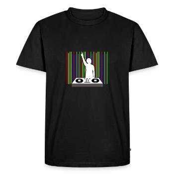 Amazing light DJ music tone - Men's Premium Organic T-Shirt - black - Front - Nico (187cm)