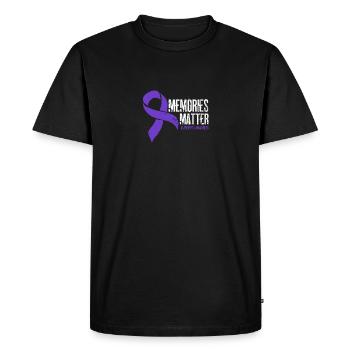 Souvenirs de maladie de démence Matter Gift - T-shirt Premium bio Homme - noir - Devant - Nico (187cm)