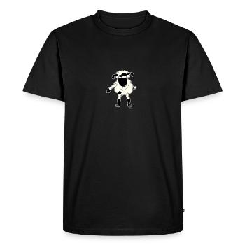 Floss Dance Move Sheep - Men's Premium Organic T-Shirt - black - Front - Nico (187cm)