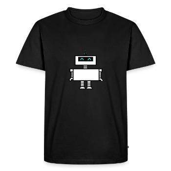 Robo Buddy - T-shirt Premium bio Homme - noir - Devant - Nico (187cm)