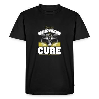 Chasse à la guérison - T-shirt Premium bio Homme - noir - Devant - Nico (187cm)