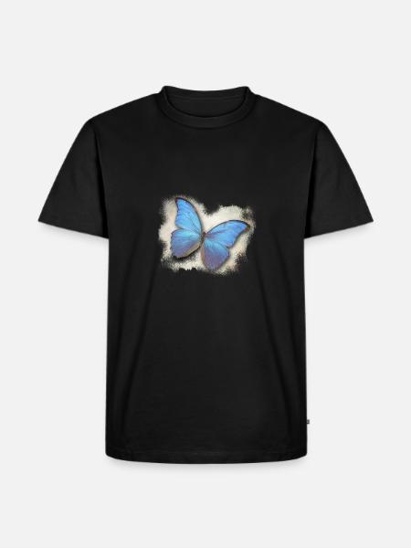 Papillon - Papillon - T-shirt Premium bio Homme - noir