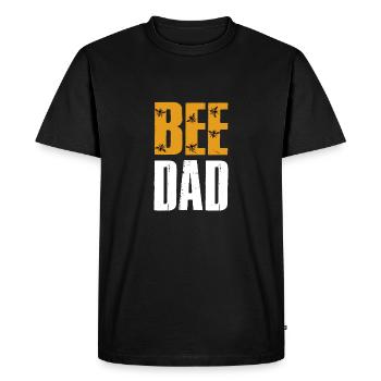 BEE DAD beekeeper beekeeper bee honey - Men's Premium Organic T-Shirt - black - Front - Nico (187cm)