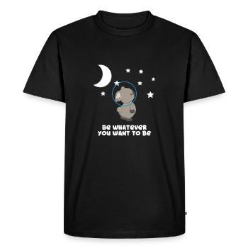 Koala - Koalas - Koala T-Shirt - Soyez vous - T-shirt Premium bio Homme - noir - Devant - Nico (187cm)