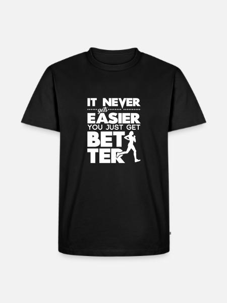 To run - Men's Premium Organic T-Shirt - black