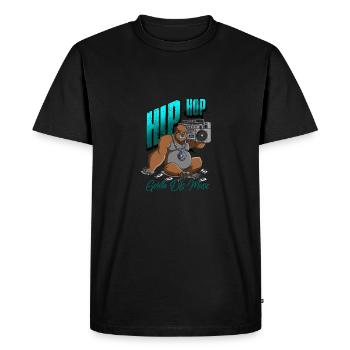 Gorilla Musique Dfs - T-shirt Premium bio Homme - noir - Devant - Nico (187cm)