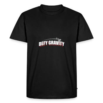 Vélo de montagne Dirt Trail hors route - T-shirt Premium bio Homme - noir - Devant - Nico (187cm)