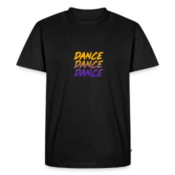 Dance Dance Dance Shirt - Men's Premium Organic T-Shirt - black - Front - Nico (187cm)