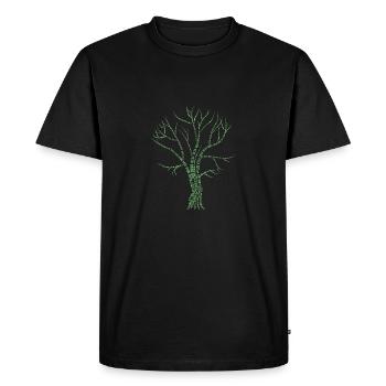 0 und 1 Programmierer Binärcode Binär Shirt - Männer Premium Bio T-Shirt - Schwarz - Vorne - Nico (187cm)