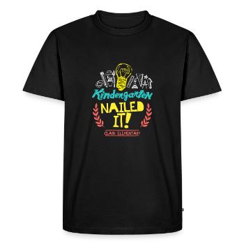 Maternelle Cloué It Clark Elementary - T-shirt Premium bio Homme - noir - Devant - Nico (187cm)