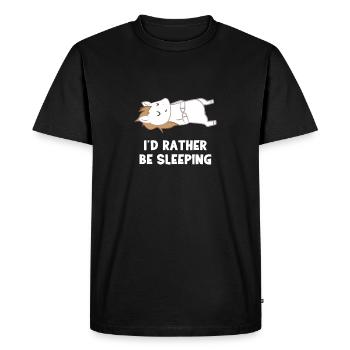 Cheval - T-Shirt Chevaux - Amoureux des chevaux - Sommeil - T-shirt Premium bio Homme - noir - Devant - Nico (187cm)
