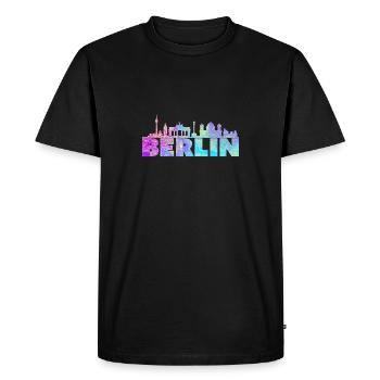 Berlin Berliner Berlinerin Capital Don - T-shirt Premium bio Homme - noir - Devant - Nico (187cm)