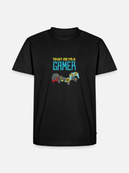 Trust Me I'm A Gamer - Men's Premium Organic T-Shirt - black