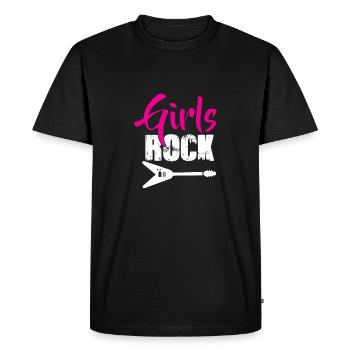 Musique rock - T-shirt Premium bio Homme - noir - Devant - Nico (187cm)