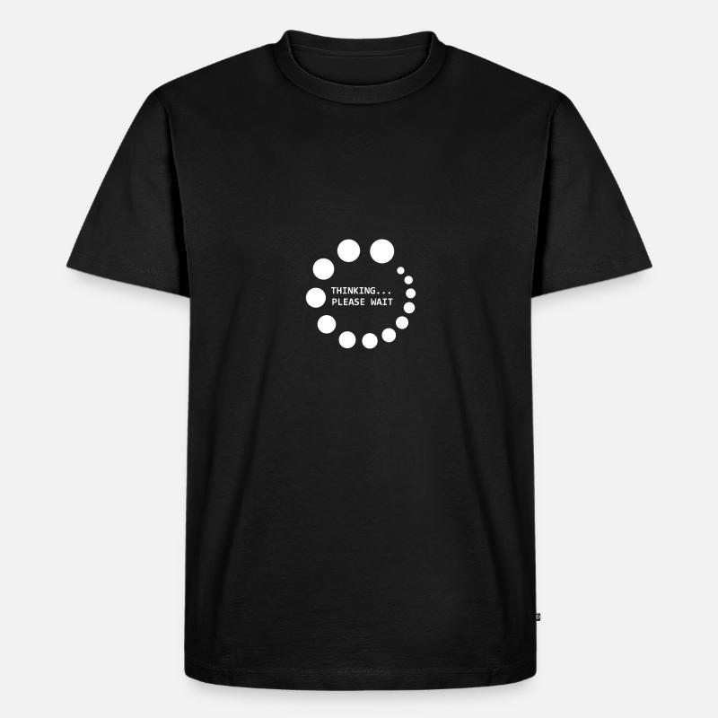 Computer Nerd Geek Informatik Gamer PC Geschenk - Männer Premium Bio T-Shirt - Schwarz