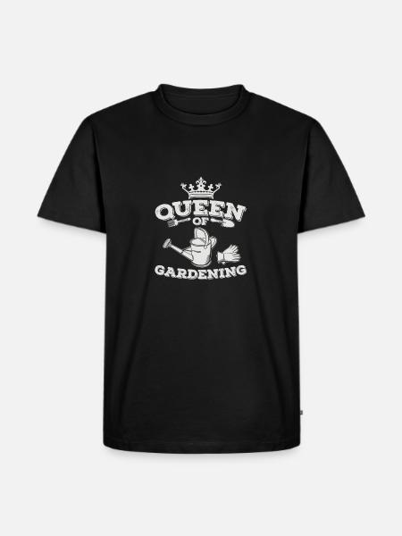 Gärtnerin - Männer Premium Bio T-Shirt - Schwarz