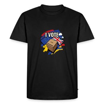 Un cadeau amusant pour le référendum britannique sur le Brexit - T-shirt Premium bio Homme - noir - Devant - Nico (187cm)