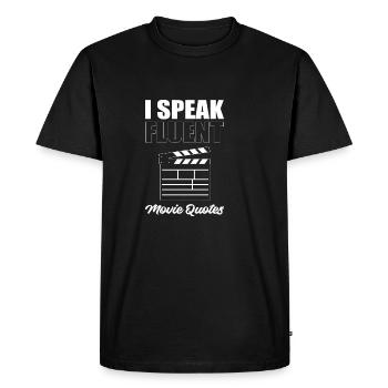 Citations fluides du film Director Gift - T-shirt Premium bio Homme - noir - Devant - Nico (187cm)