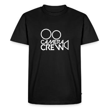 Cinéaste producteur de film caméra vidéo - T-shirt Premium bio Homme - noir - Devant - Nico (187cm)