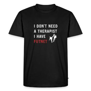 Copy of I don't need a therapist, I have futnet - Men's Premium Organic T-Shirt - black - Front - Nico (187cm)