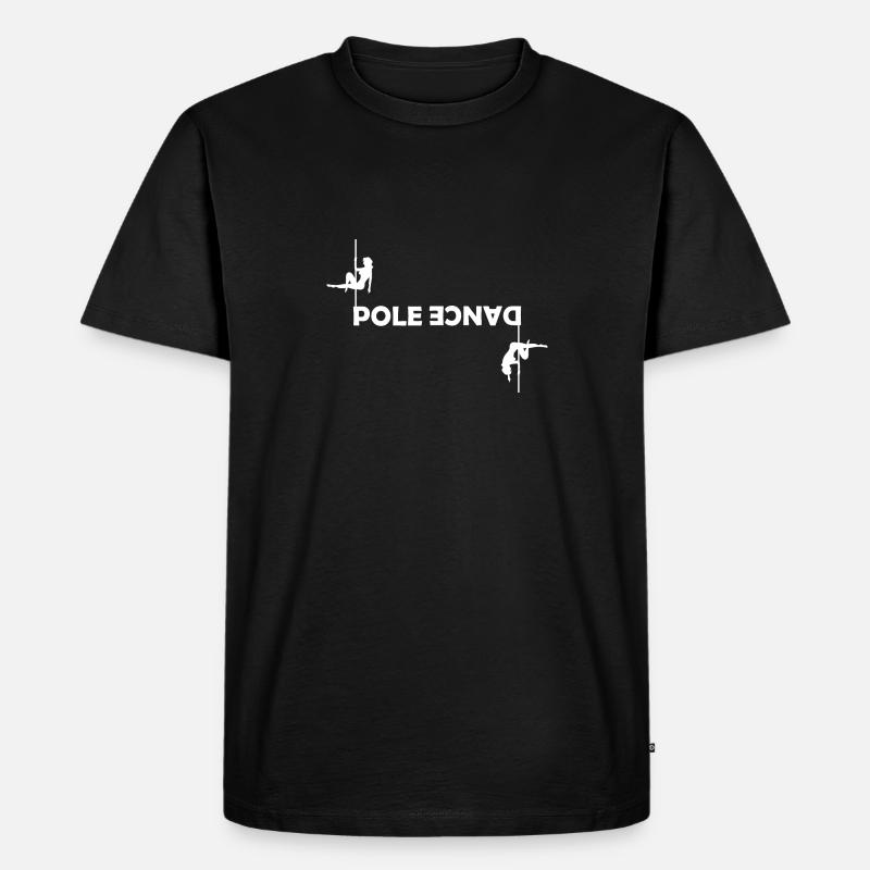 Pole Dance - Männer Premium Bio T-Shirt - Schwarz